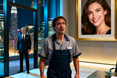 Single Dad Janitor Asks Billionaire: “Why Is My Wife’s Photo In Your Office?”—Then The UNBELIEVABLE !