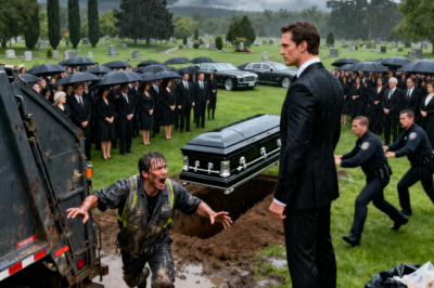 She’s Not Dead!” The Garbage Collector Stopped the Billionaire’s Funeral — But What He Revealed Next !