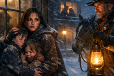 No One Gave Them Shelter — Until the Rich Rancher Lit His Lantern and Said “Stay Tonight.” !