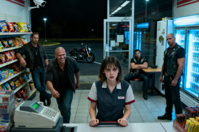 Thugs Harassed a Young Cashier After Closing — Not Knowing the Bikers Were Still Inside the Store !