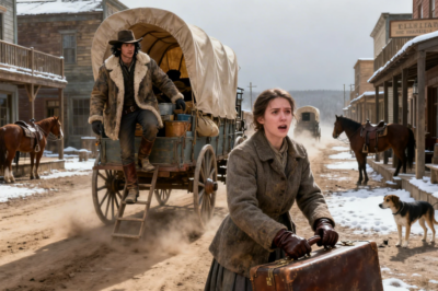 The Stagecoach Left Without Her In December, Until A Cowboy Offered His Wagon And His Name !