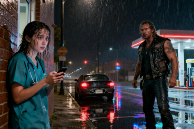 “Help Me… He’s Been Stalking Me Since Work,” the Girl Whispered to a Hells Angel — The Biker Froze !