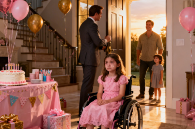 No One Came to the CEO’s Paralyzed Daughter’s Birthday—Until a Single Dad Said, ‘Can We Join You?’ !