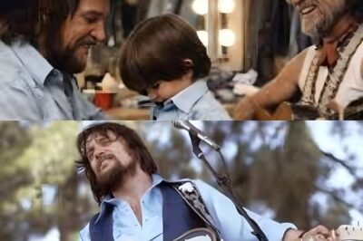 “I Don’t Have Time to Wait Anymore… Let’s Do This Now,” Waylon Jennings Told His 16 Year Old Son — Weak, in Pain, and Nearly Unable to Stand, He Walked into the Studio for One Final Project That Would Outlive Them Both