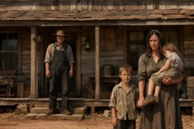 VIUDA HUYE CON SUS HIJOS EN BUSCA DE REFUGIO… Y EL SECRETO DE UN GRANJERO LO CAMBIA TODO