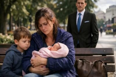 El empresario viudo encuentra a su exempleada desamparada con sus hijos en la plaza y decide