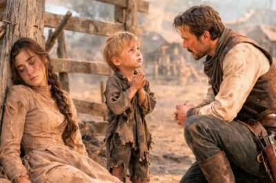 “Mamá No Puede Caminar”, Suplicó — El Vaquero los Cargó Hasta la Cabaña