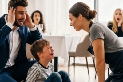 NADIE PODÍA CALMAR AL HIJO AUTISTA DEL MILLONARIO… HASTA QUE LA CAMARERA HIZO LO IMPOSIBLE.