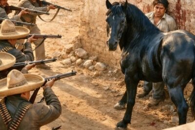 CABALLO PRIETO AZABACHE: se lanzó contra el pelotón para salvar a quien no quería ser salvado y…