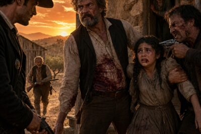 La niña que llegó al porche con un hermano medio muerto, una yegua rendida y una verdad tan peligrosa que podía incendiar otro hogar: el ranchero solitario que solo pensaba darles una noche de refugio terminó enfrentando hombres armados, viejas tumbas, una herida que nunca cerró y una decisión capaz de cambiar para siempre el destino de tres vidas que el mundo ya había dado por perdidas