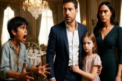 “¡TU ESPOSA NO DEJA QUE TU HIJA COMA!” DIJO EL NIÑO POBRE AL MILLONARIO, DEJÁNDOLO EN SHOCK…