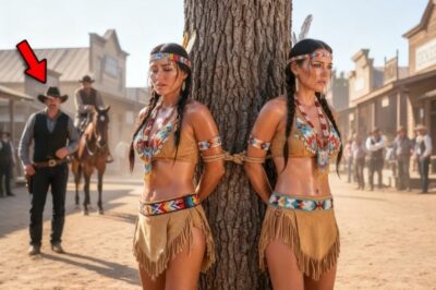 Ataron a gemelas apaches por robar pan. Ranchero callado las liberó y las acogió