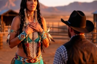 “No Me Tengas Miedo,” Lloró la Mujer Apache de 7 Pies… Pero el Vaquero No Huyó