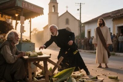 THE PASTOR BROKE AN OLD MAN’S FOOD STAND IN FRONT OF CHURCH… HE DIDN’T KNOW WHO WAS WATCHING