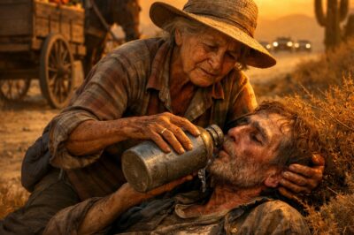 She Picked Up a Dying Man on a Desert Road… But the Truth About Him Left the Whole Town Speechless