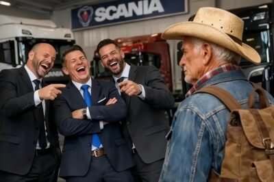 “LLÉVEME 4 CAMIONES SCANIA, PAGO HOY MISMO”, DIJO EL ANCIANO DEL SOMBRERO. SE RIERON… ¡GRAVE ERROR!