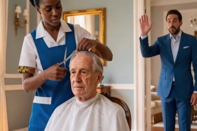 Billionaire catches His maid cutting his autistic Father’s hair, and His reaction Shocked everyone.!