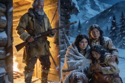 No One Will Take Us In…” The Old Apache Woman Knocked With Her Two Daughters—The Mountain Man Opened