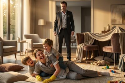 The Millionaire Came Home in Secret to Catch the Nanny Hurting His Sons—But What He Found Behind That Door Changed Everything He Thought He Knew