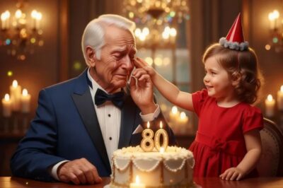 En su 80º cumpleaños, NADIE llegó… hasta que el bebé de la limpiadora hizo ESTO