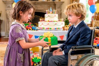 Nadie asistió a la fiesta del hijo paralizado del millonario, hasta que apareció una chica pobre…