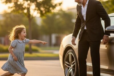 ¡MIRA DEBAJO DEL COCHE! — GRITÓ LA NIÑA SIN HOGAR… LO QUE EL MILLONARIO VIO LO CAMBIÓ TODO