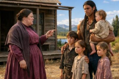 Sola a los 38, obesa y rechazada, se ofreció a criar a los hijos huérfanos del apache, entonces él..