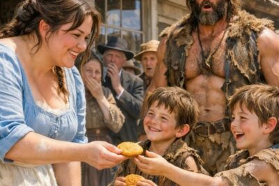 “¡La queremos, papá!” Los gemelos del hombre de la montaña eligieron a la viuda a la que el pueblo llamaba “demasiado ancha para casarse”.