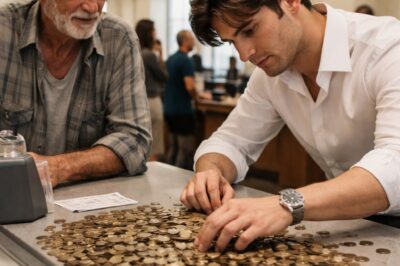 Fue rechazado por ser pobre y vestir harapos Hasta que apareció alguien… y todo el banco quedó en silencio