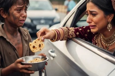 MADRE MILLONARIA IBA EN UN AUTO VIP… ¡DE REPENTE VIO A SU PROPIO HIJO PIDIENDO LIMOSNA EN LA ACERA!