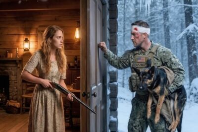 THE NIGHT A STRANGER KNOCKED — AND CHANGED EVERYTHING SHE THOUGHT SHE’D LOST A wounded soldier, a dying dog, and a farm on the edge of collapse… but what walked through that door was more than survival