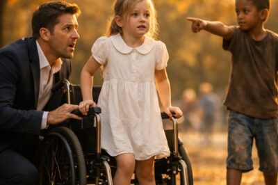 A Stranger Stopped Him in the Park and Said, “That Little Girl Can Walk… She’s Just Not Allowed To.”