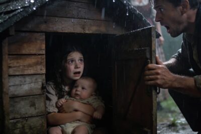 THE STEPMOTHER LOCKED HER AND HER BABY BROTHER IN A DOGHOUSE—AND WHEN THEIR FATHER CAME HOME, SHE COULD ONLY WHISPER: “PLEASE DON’T LEAVE US HERE”