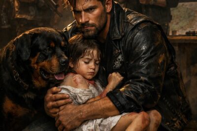 Little Girl Carried by Dog to Biker Clubhouse — “They Beat My Mama!” The Truth Shattered Hearts