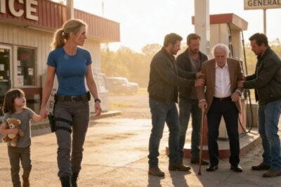 “Mommy, He Needs Help” — US Marine Mom Shields an Old Veteran from 3 Thugs, Shocked at Her Strength