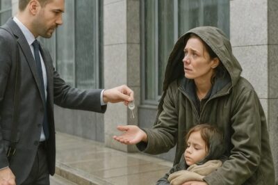 le dio las llaves de su casa a una madre sin hogar y al volver, no lo podía creer
