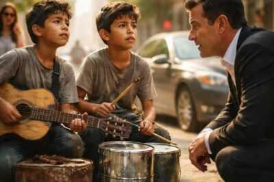 MILLONARIO DESCUBRE A GEMELOS TOCANDO MÚSICA CON BASURA Y SU REACCIÓN TE HARÁ LLORAR