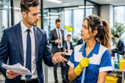 EL CEO DESPRECIA A LA LIMPIADORA EN LA OFICINA… Y ELLA TERMINA SALVANDO SU EMPRESA
