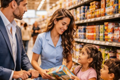 MILLONARIO VE A LA EMPLEADA COMPRANDO PARA SUS HIJOS… Y DESCUBRE LO QUE NUNCA VIO EN CASA  