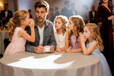 Padre soltero tomaba té — cuatrillizas del CEO susurraron: “finge ser nuestro padre” 