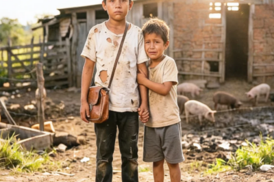 ABANDONADOS SIN RUMBO… ENCONTRARON UNA VIEJA GRANJA CON CERDOS — Y ESO CAMBIÓ SUS VIDAS  