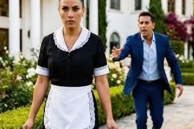 Limpiadora tropieza con unas gemelas… y ellas gritan “¡MAMÁ!” frente al millonario  