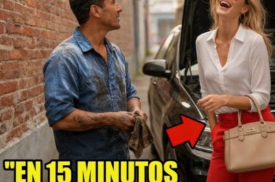 Le dijo que no mirara… pero el mecánico notó todo y no pudo evitar sonrojarse  