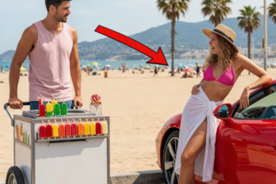 Vendía Helados Bajo El Sol Para Curar A Su Hija… Pero Una Mujer Rica Lo Encontró Y Todo Cambió  