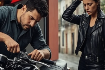 Un Mecánico Pobre Arregló La Motocicleta De Una Mujer Varada, Sin Saber Que Era Millonaria…  