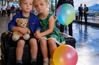 La madrastra dejó a los gemelos y tomó un vuelo — el jefe vio… lo que siguió sorprendió.  