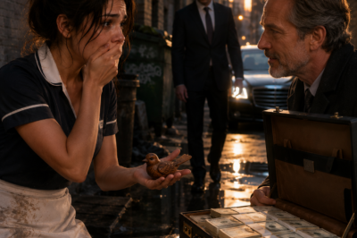 Poor Waitress Fed a Beggar Every Day — One Morning He Said, “I’m Actually a Billionaire”