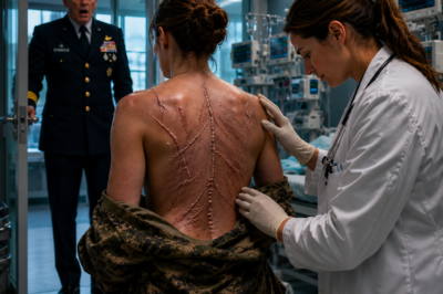 Todo cambió durante la revisión médica cuando el almirante reconoció las cicatrices especiales de la doctora SEAL…