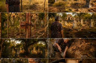 Todos hablaban de la maldición del cementerio oculto detrás de su casa, pero cuando ella cavó entre las tumbas encontró…