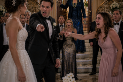 El día de mi boda, la exnovia de mi prometido, entre lágrimas, me acusó de haberla empujado por las escaleras delante…